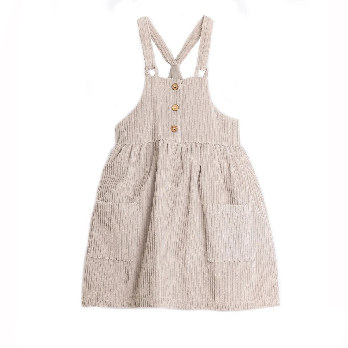 Robe à Bretelles En Velours écru Play Up 3 Robe à Bretelles En Velours écru Play Up