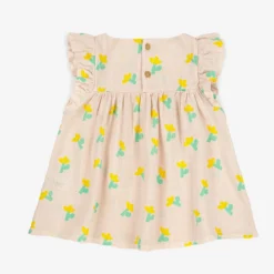 Bobo Choses Robe Bébé "Sea Flower" Crème -Modes Sylphide Soldes Magasin robe bebe sea flower creme 2