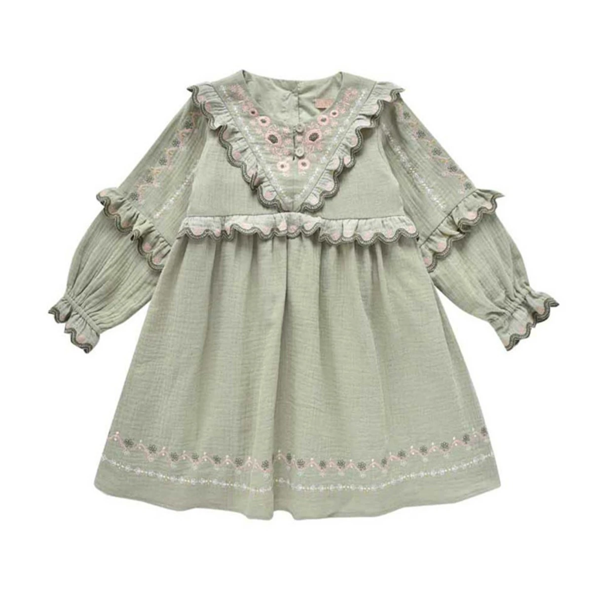 Louise Misha Robe Bohème "Giena" Khaki