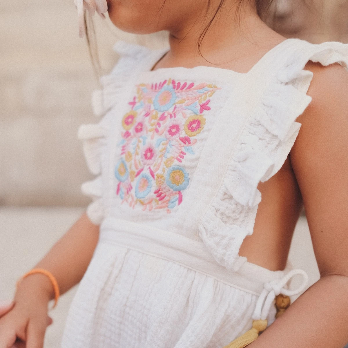 Louise Misha Robe "Huguette" Blanche