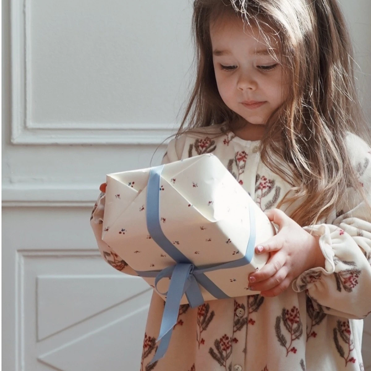 Robe "Joly" Christmas Vintage Flowers 4 Robe "Joly" Christmas Vintage Flowers – Image 2