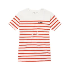Maison Labiche Robe Marinière "Amour" Rouge