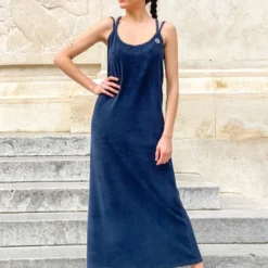 Jott Sofia Robe Longue En éponge 4 Couleurs