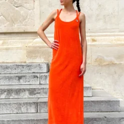 Jott Sofia Robe Longue En éponge 4 Couleurs -Modes Sylphide Soldes Magasin sofia robe eponge 4