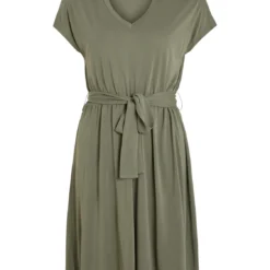 Vila Robe Vimodala Kaki Tencel Et Modal 9 Vila Robe Vimodala Kaki Tencel Et Modal -Modes Sylphide Soldes Magasin vimodala 14074853 2