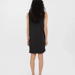 Vero Moda Robe Filli Noire -Modes Sylphide Soldes Magasin vmfilli 10265015 2